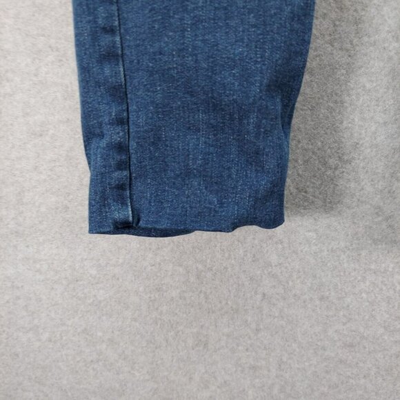 Universal Thread Distressed Skinny Jean Medium Wash Size 14/32R  Cut Bottom - Picture 5 of 16